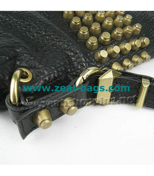 AAA Replica Alexander Wang Flap Studded Bag Black Lambskin